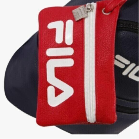 FILA Backpack Blue Pebbled Vegan Leather NWT - Picture 2 of 7